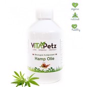 VitaPetz Hamp Olie, 500 ml - KORT DATO