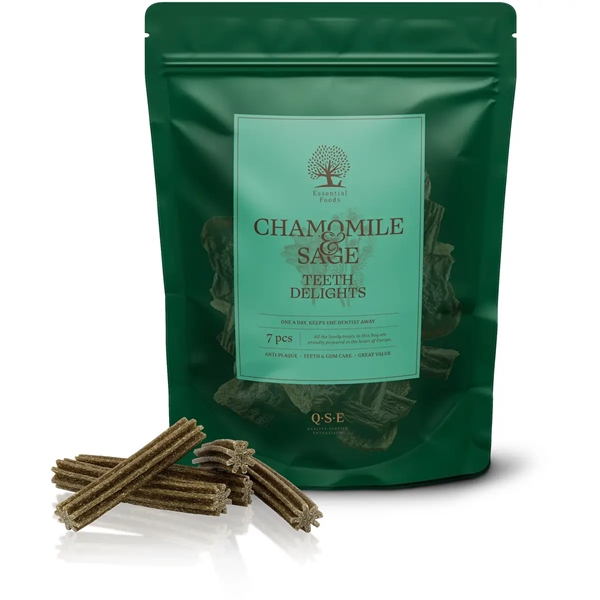 Essential Chamomile and sage teeth delights