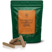 Essential probiotics and cinnamon teeth Delights