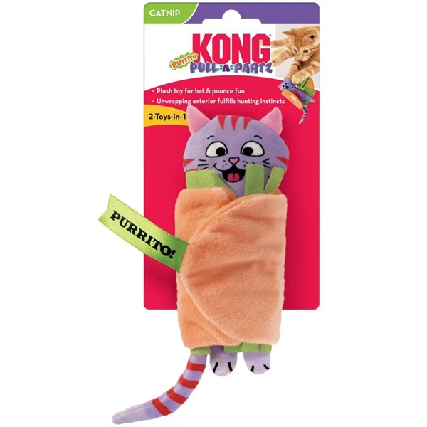 KONG pull-A-Partz Purrito, Bamse