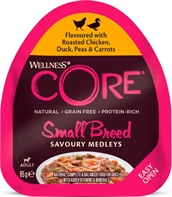 Core Savoury Medleys, kylling og and, 12 x 85g