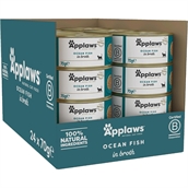 Applaws Cat Dåsemad, Ocean Fish in Broth, 24 x 70g