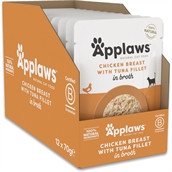 Applaws Cat Pouch Chicken Breast With Tuna Fillet, 12 pouches