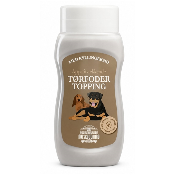Avlskovgaard tørfoder topping, Kylling, 300ml billede
