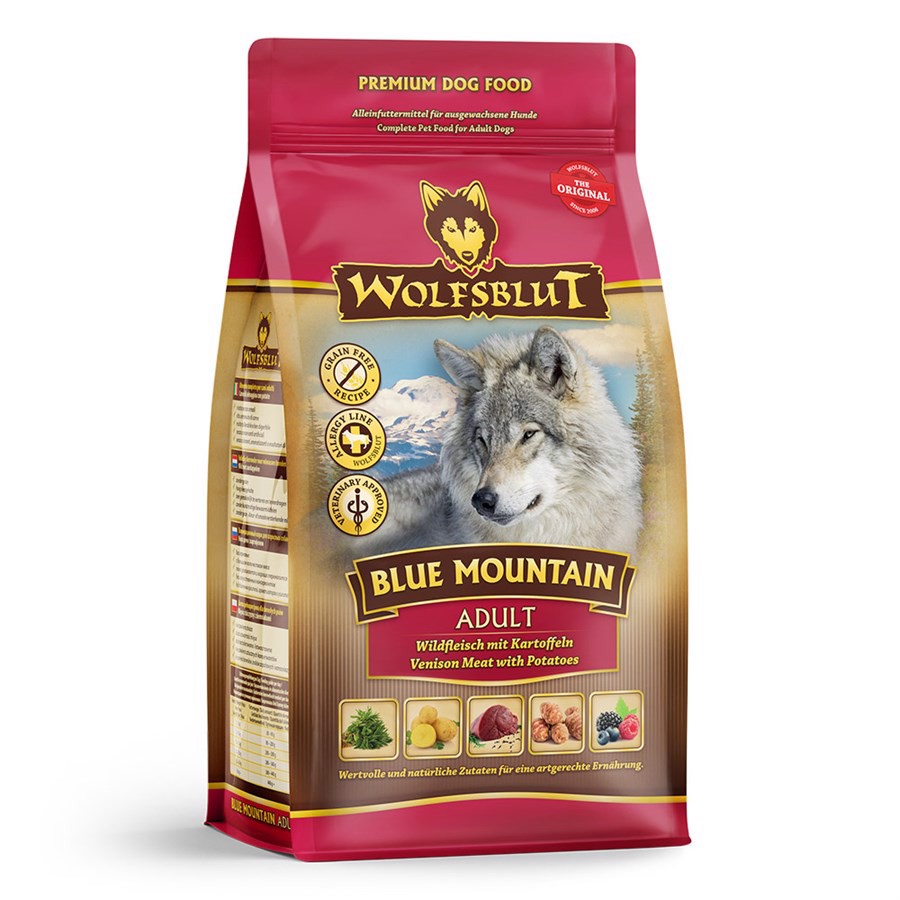 Billede af Wolfsblut Blue Mountain Adult med råvildt, 500g