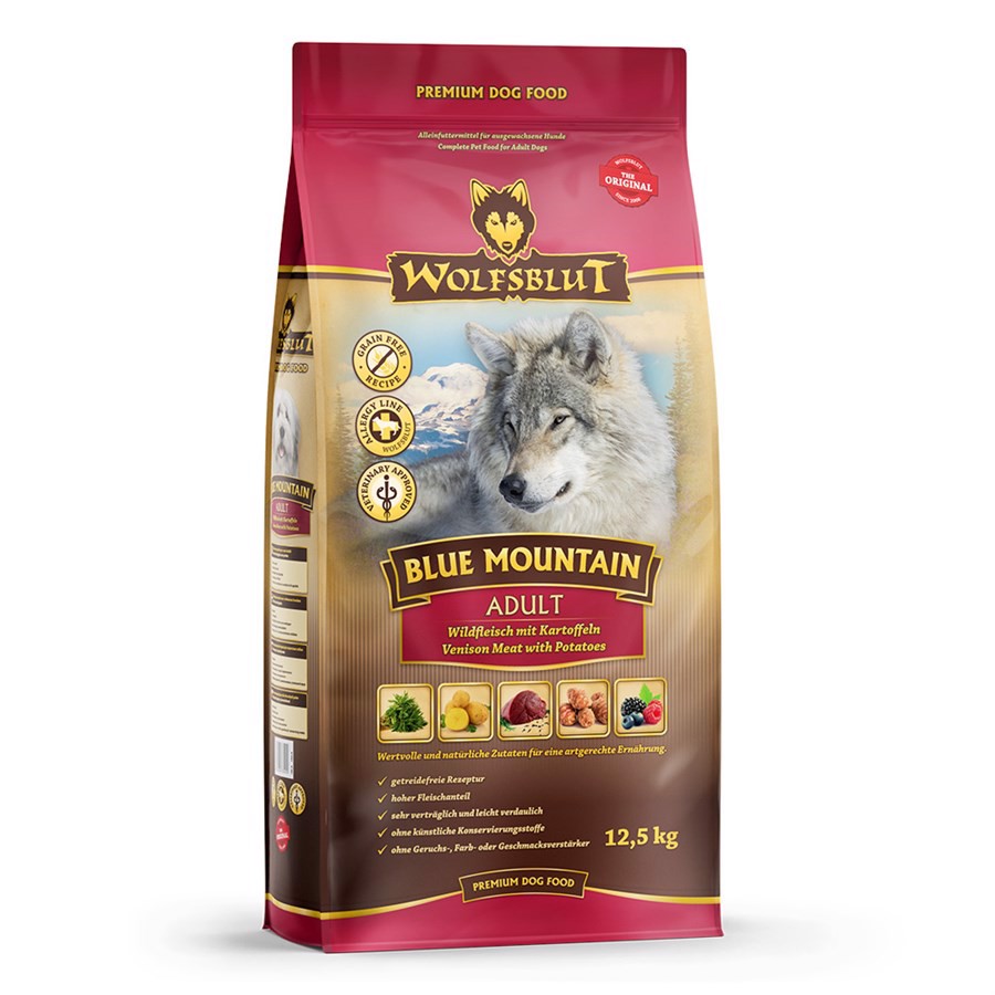 Billede af Wolfsblut Blue Mountain Adult med råvildt, 12.5 kg hos MyPets.dk