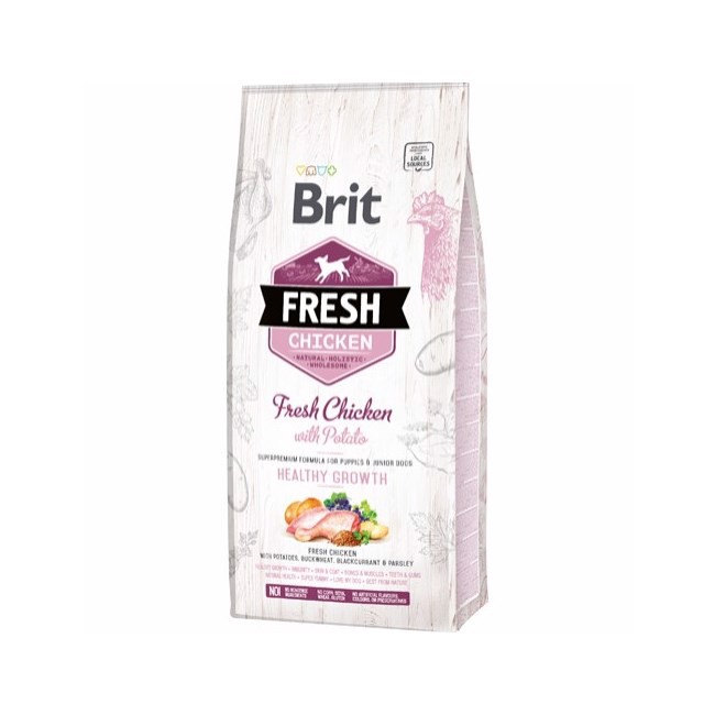 Billede af Brit Fresh Chicken Puppy Health Growth, 2.5 kg