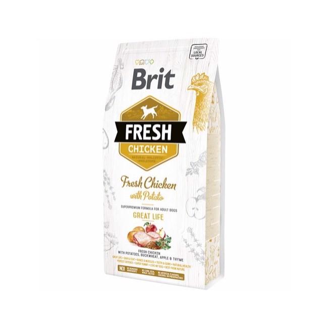 Brit Fresh Chicken Adult, 2.5 kg