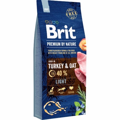 Brit Premium By Nature Turkey Light, 15 kg
