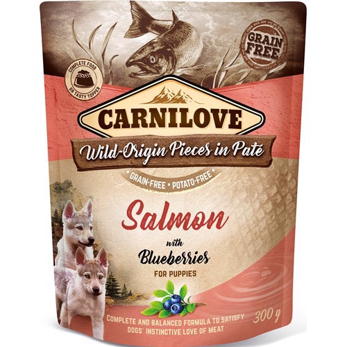 Billede af Carnilove Pouch Pate med Laks, 300g hos MyPets.dk