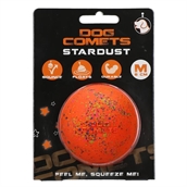 Dog Comets Ball Stardust Orange, Medium