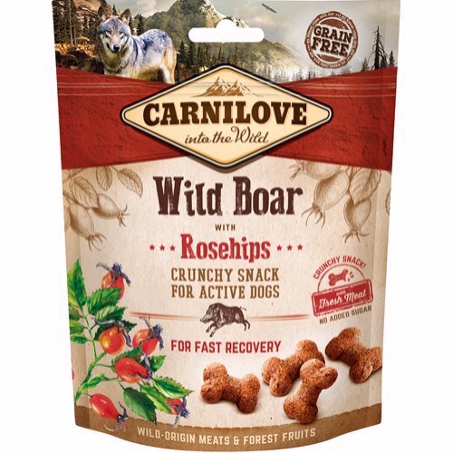 Billede af Carnilove Crunchy Snack Vildsvin, 200g hos MyPets.dk