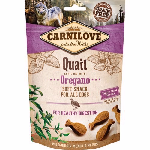 Billede af Carnilove Semi Moist Snack Vagtel, 200g