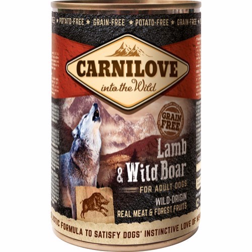 Billede af Carnilove dåsemad Lamb & Wild Boar, 400g hos MyPets.dk