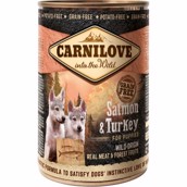 Carnilove dåsemad Puppy Salmon & Turkeys, 400g