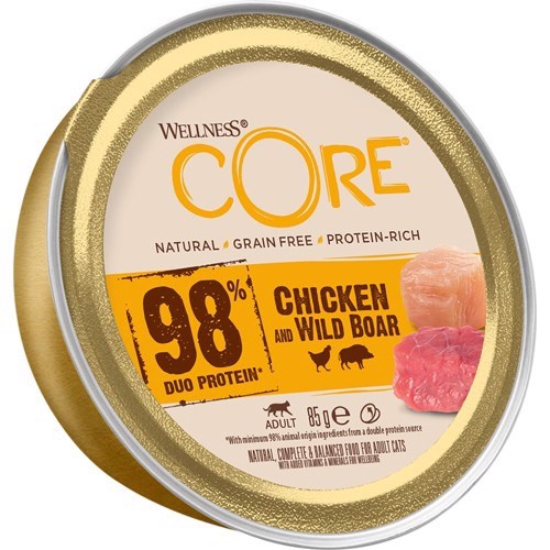 Billede af Core Paté 98% Chicken and Wild Boar, 12 x 85g