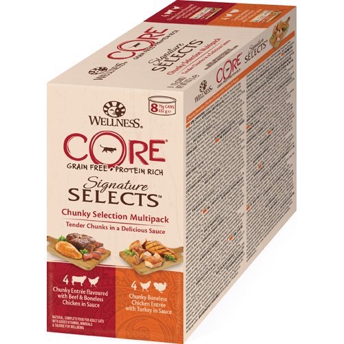 Core Chunky Selection Multipack, 4 x 8 poser