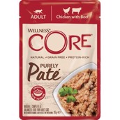 Core Purely Paté Chicken and Beef, 24 x 85g