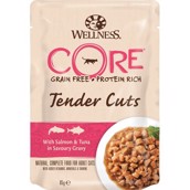 Core Tender Cuts Salmon/Tuna, 24 x 85g