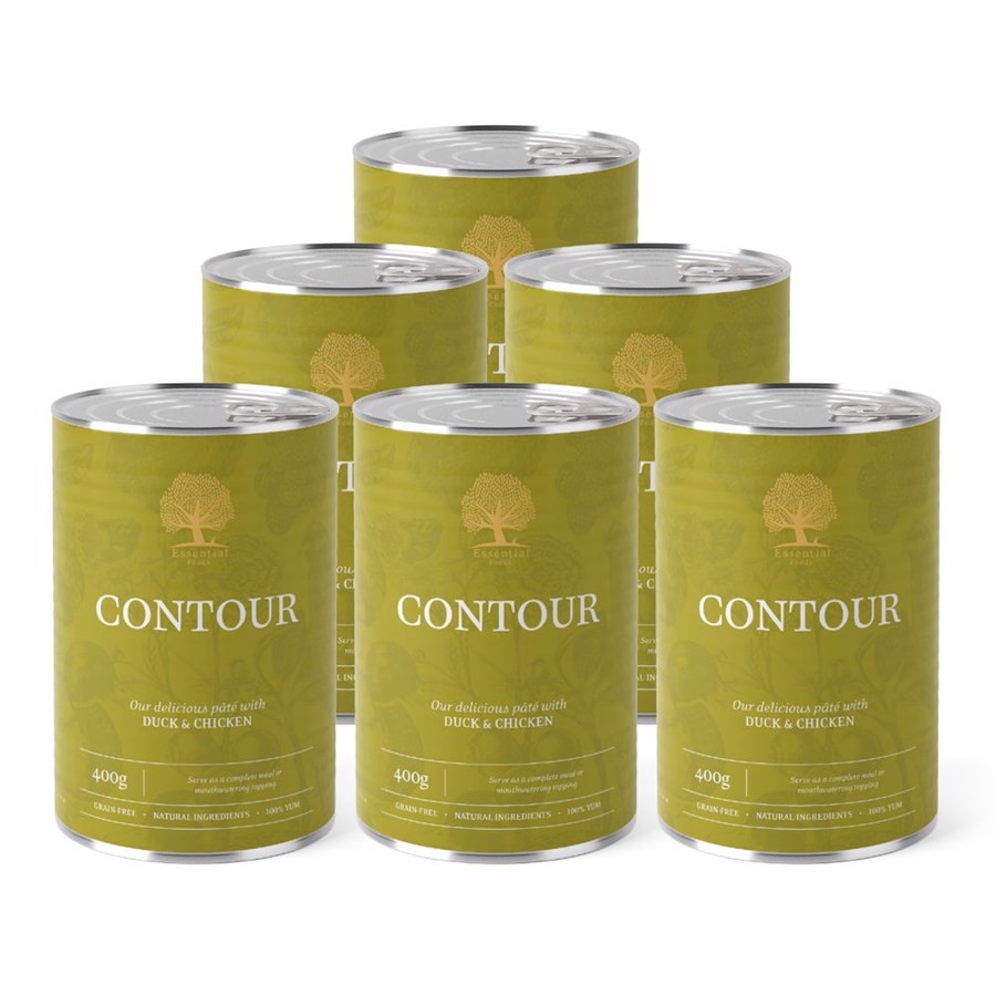 Se Essential Contour Paté, 6 x 400g hos MyPets.dk