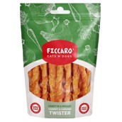 FICCARO Carrot and Chicken Twister, 100g