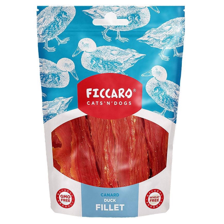 Billede af FICCARO Duck Fillet, 100g hos MyPets.dk