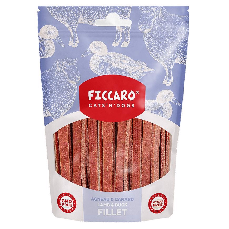 Billede af FICCARO Lamb and Duck Fillet, 100g hos MyPets.dk