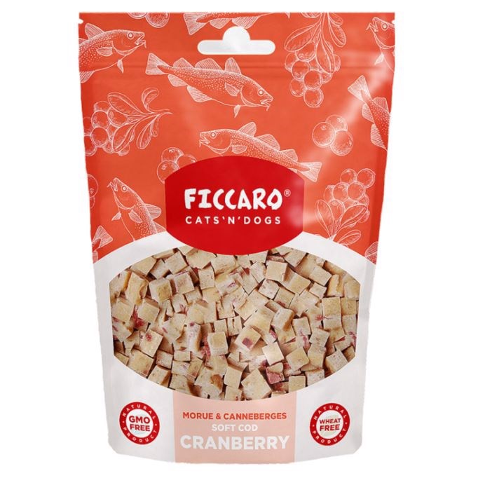 Billede af FICCARO Soft Cod Cranberry, 100g hos MyPets.dk