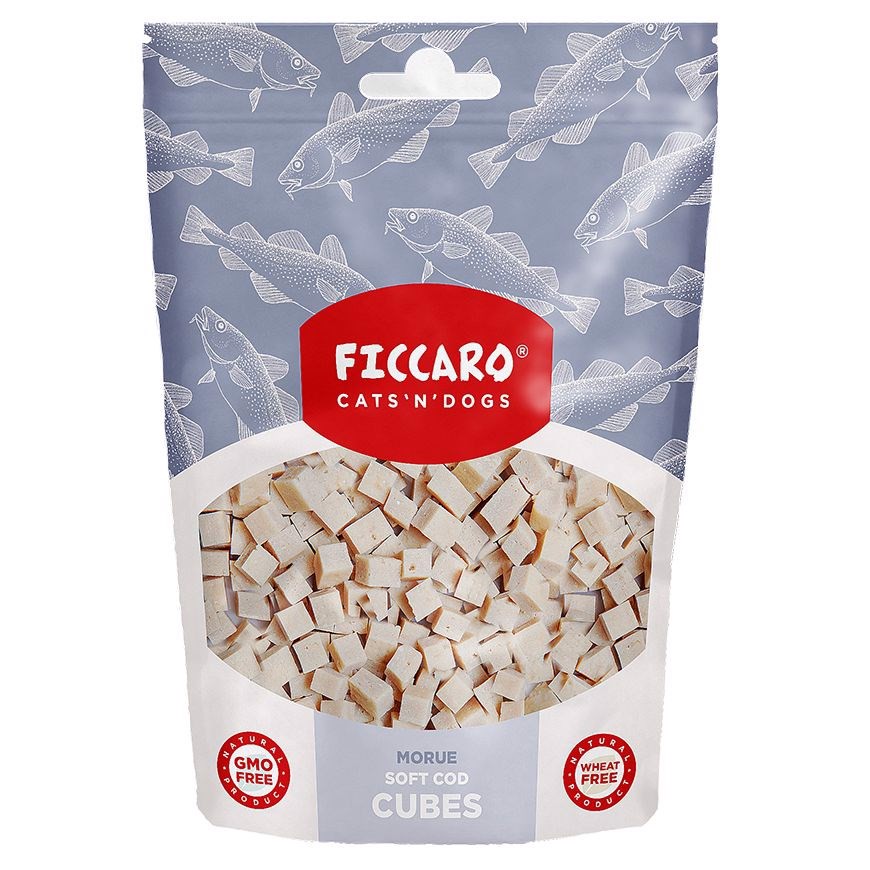 Billede af FICCARO Soft Cod Cubes, 100g hos MyPets.dk