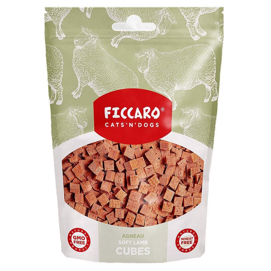FICCARO Soft Lamb Cubes, 100g thumbnail