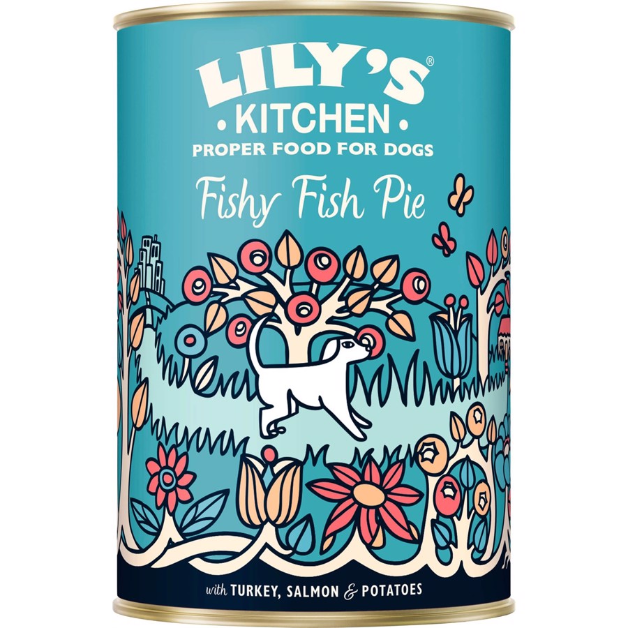 Billede af Lilys Kitchen dåsemad Fishy Fish Pie, 400g hos MyPets.dk