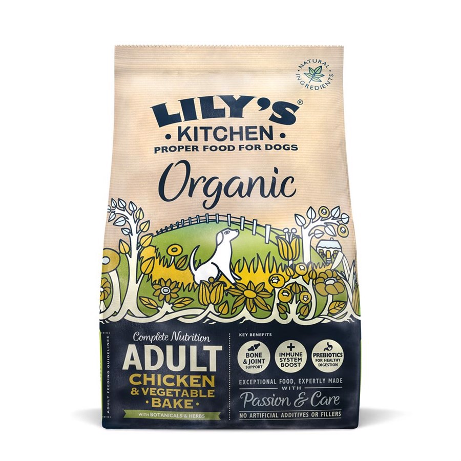 Lilys Kitchen tørfoder Organic Chicken, 7 kg - ØKOLOGISK