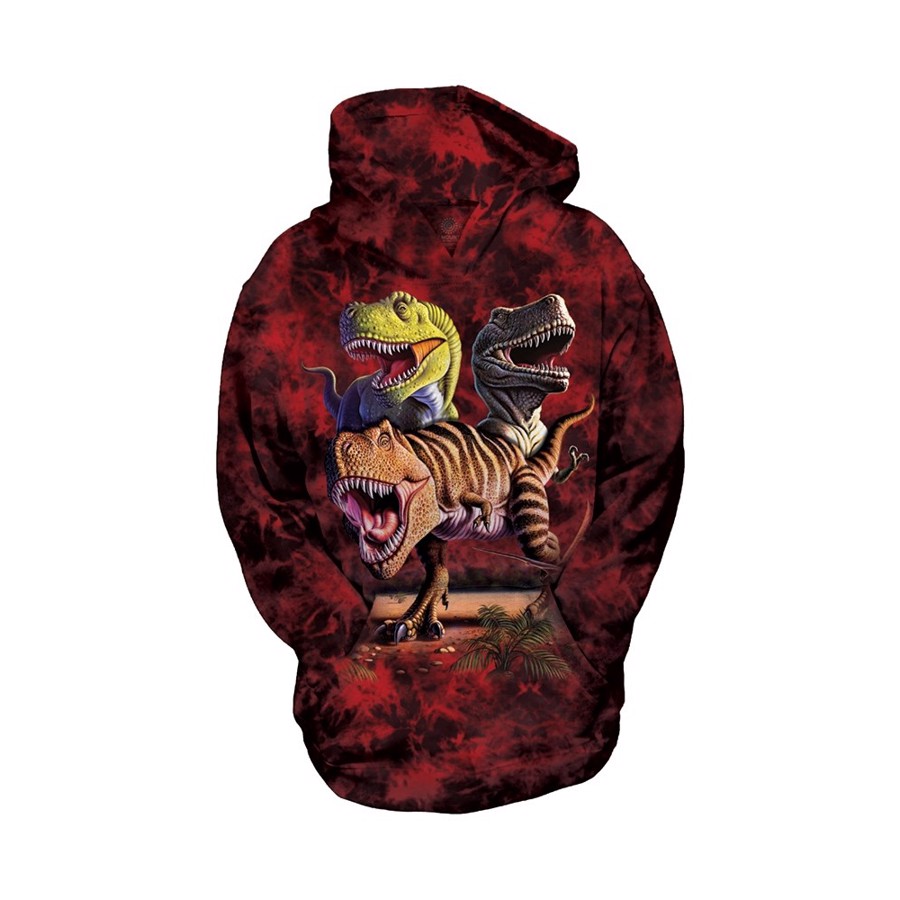 Rex Collage child hoodie, The Mountain, small thumbnail