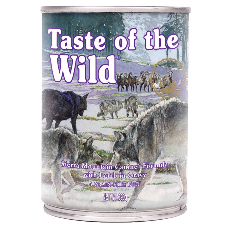 Taste Of The Wild Sierra Mountain dåsemad, 390g thumbnail