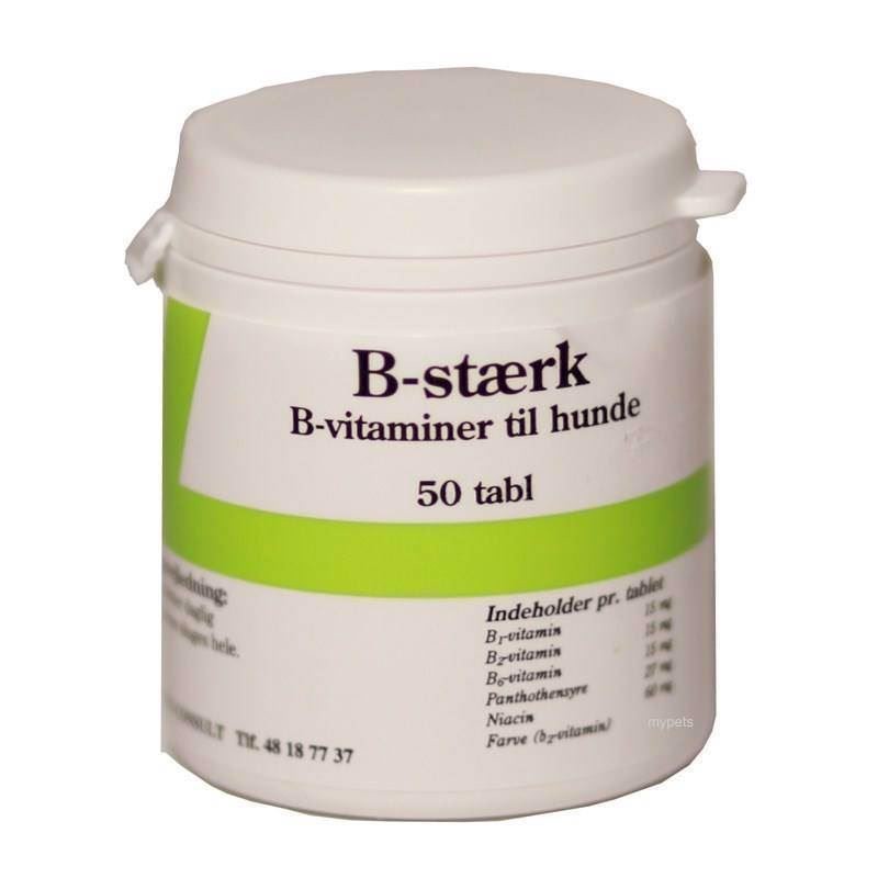 b-stærk - b-vitamin til hunde