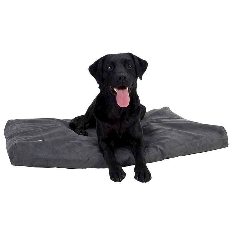 Memory foam hundeseng, Grå, 100 x 120 cm