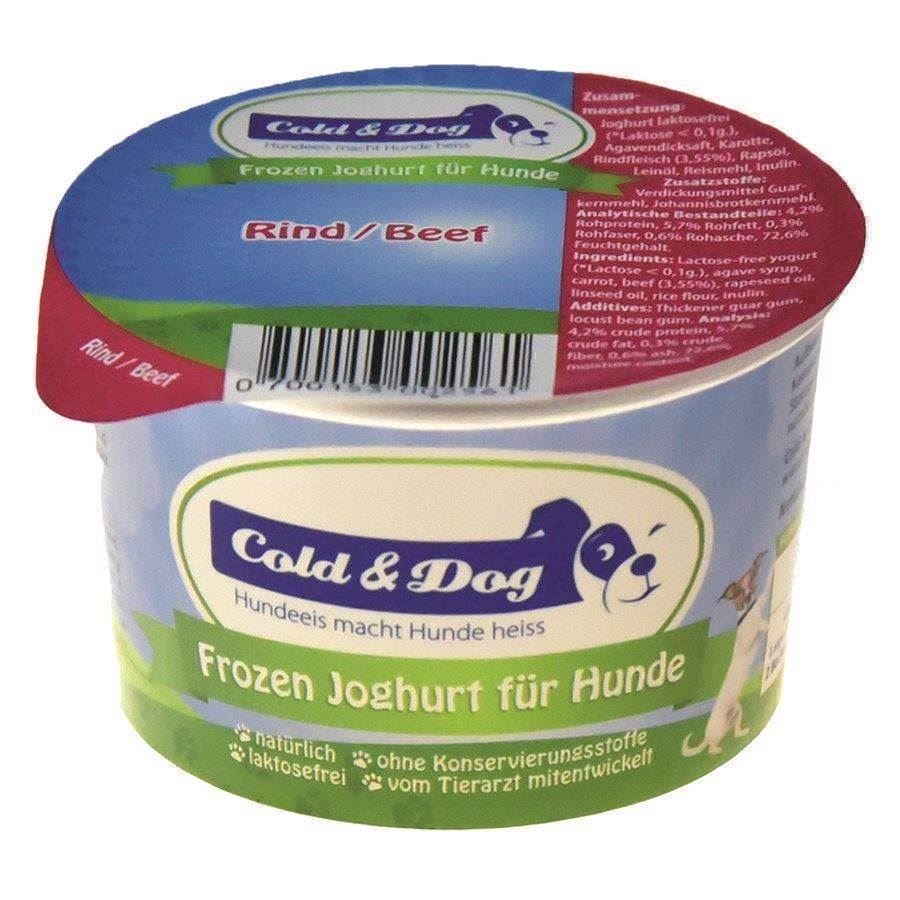 Databasen håndtering sol COLD & DOG hundeis med oksekød - En velsmagende snack om sommeren og  vinteren til din hund