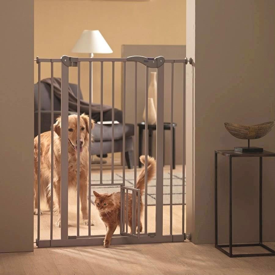 Dog Barrier Hundegitter Med Kattelem Indbygget