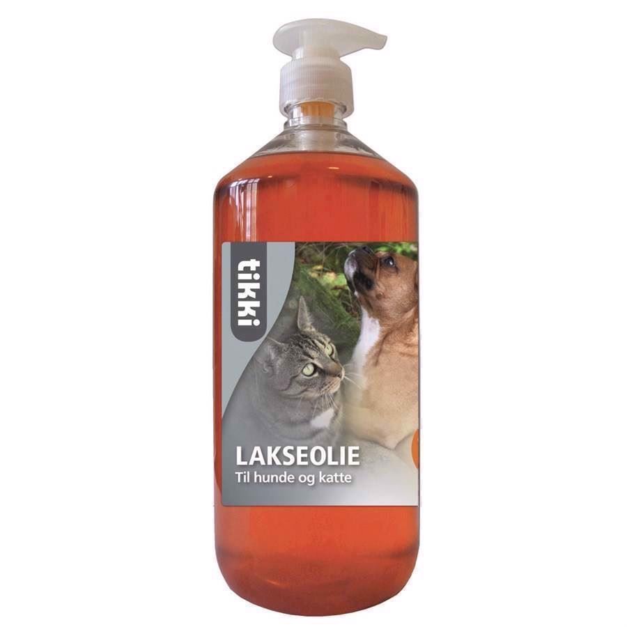 Tikki lakseolie til hunde og katte, 1 liter