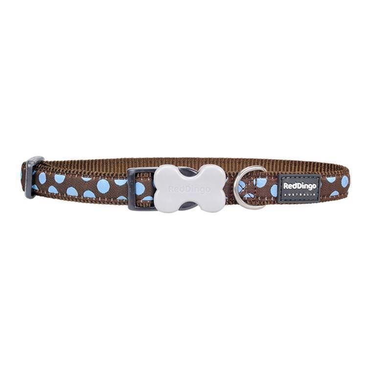 Se Red Dingo Halsbånd, Blue Spot, 41-63 cm hos MyPets.dk