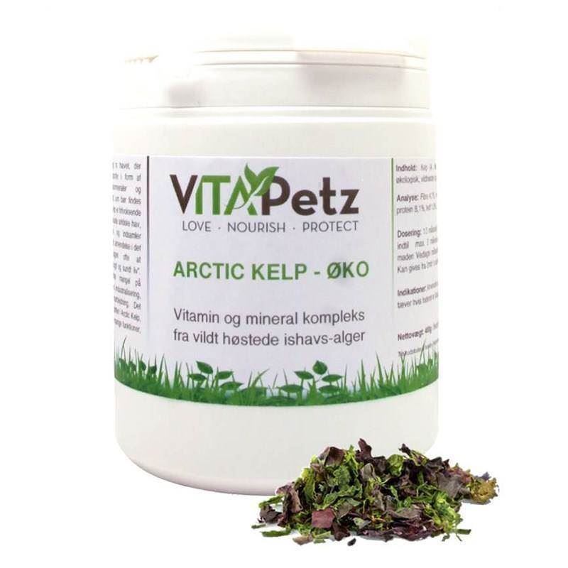 VitaPetz Kelp - En kompleks grøntsag fra havet, der indeholder over 65 i form af vitaminer, mineraler, spormineraler aminosyrer.