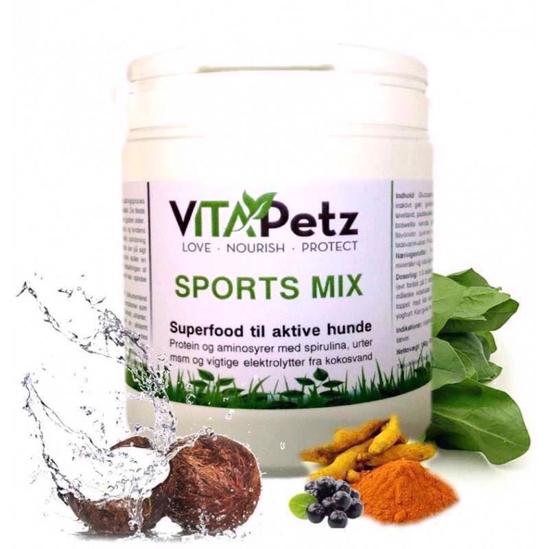 Billede af VitaPetz Sportsmix pulver, 400 gr. hos MyPets.dk