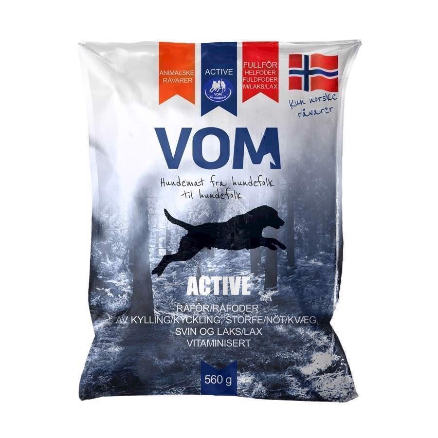 Vom Active Fuldfoder Laks Kødboller, 560gr.