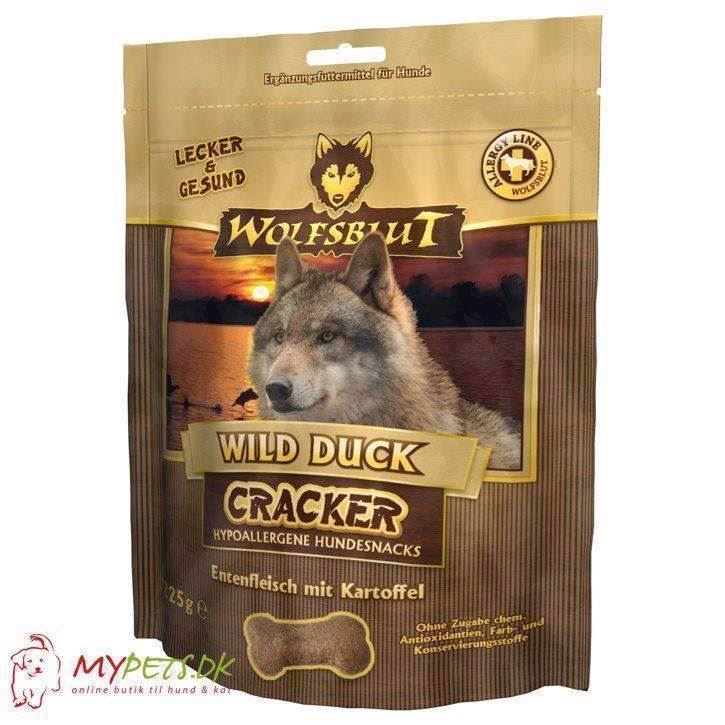 4: Wolfsblut Cracker - Wild Duck - kornfri hundekiks