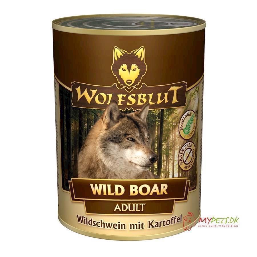 Billede af WolfsBlut Wild Boar Adult dåsemad, 395 gr. hos MyPets.dk