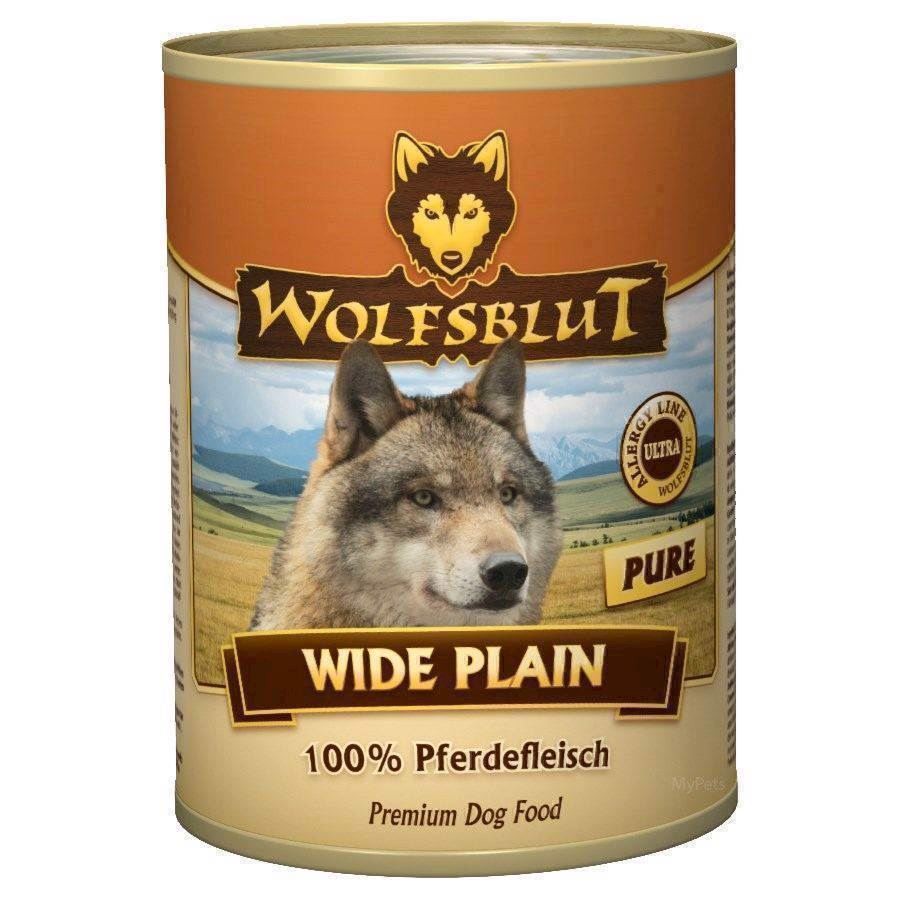 Billede af WolfsBlut Wide Plain PURE Adult dåsemad, 395 gr.