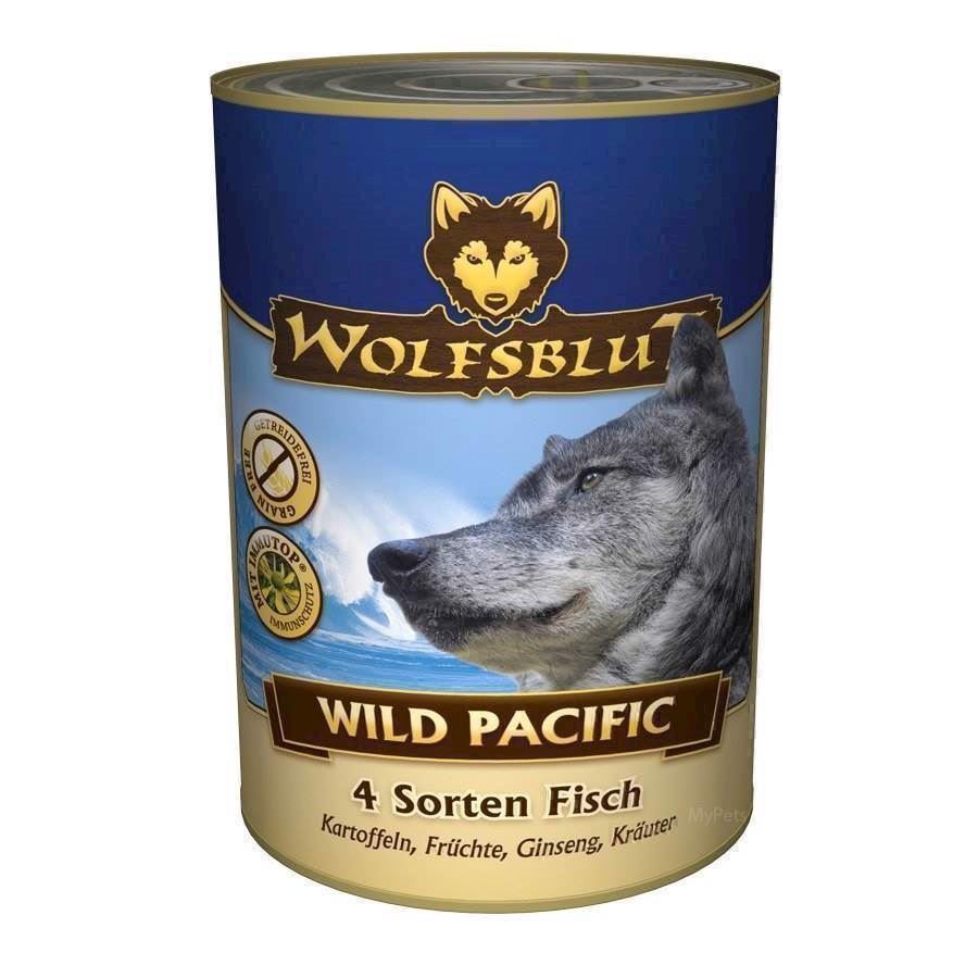 Billede af WolfsBlut Wild Pacific dåsemad Adult, 395 gr. hos MyPets.dk