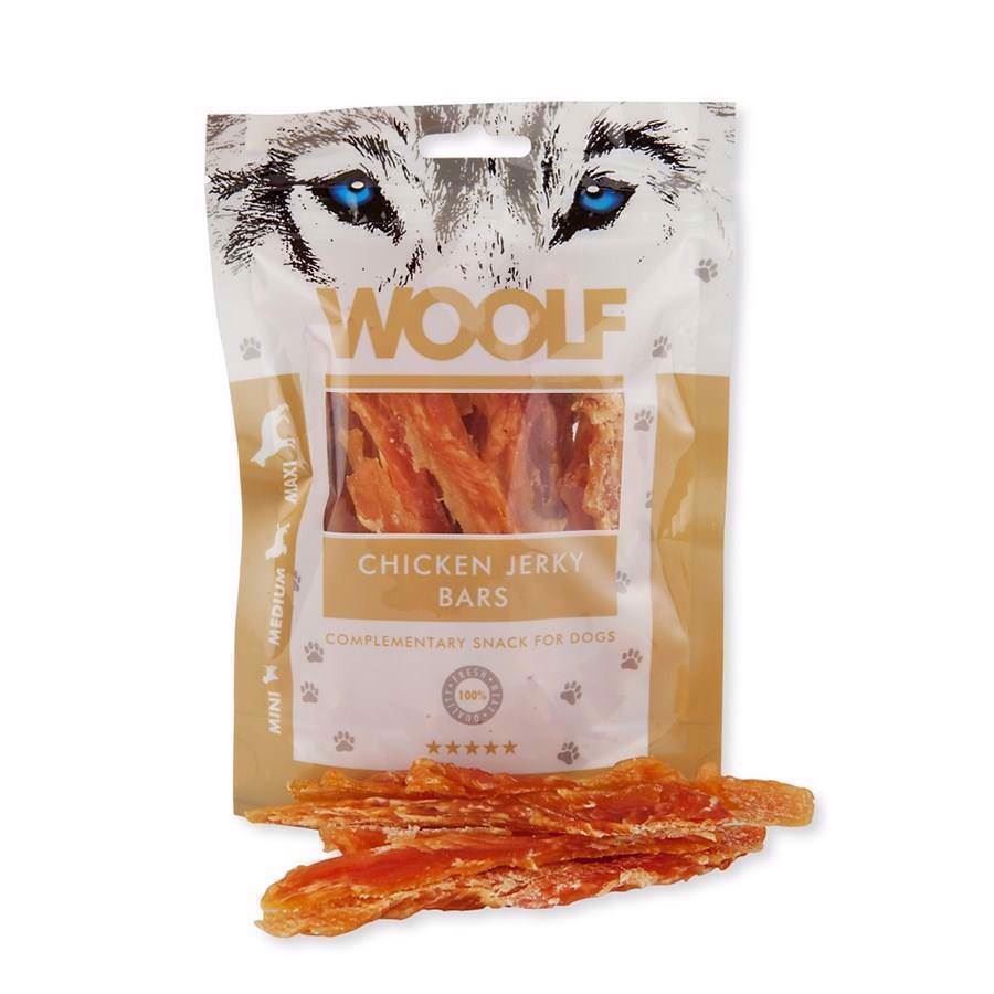 Billede af WOOLF Chicken Jerky Bars hos MyPets.dk