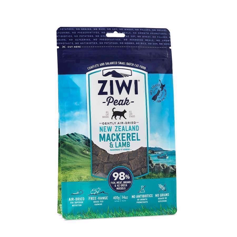 ZiwiPeak Cat lufttørret kød, Mackerel & Lamb, 400g