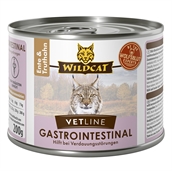 Wildcat VetLine Gastrointestinal Duck & Turkey dåsemad, 200g